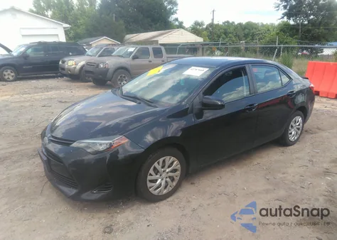 2018 Toyota Corolla Le из США, поврежденный, VIN 2T1BURHE0JC972318